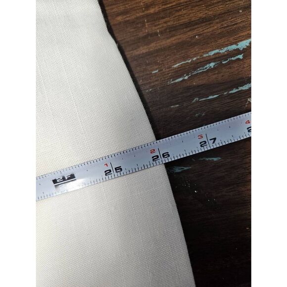 Le Suit Vintage 80's Suit Jacket Blazer Womens Size Large Off White Brown Trim - Picture 9 of 9